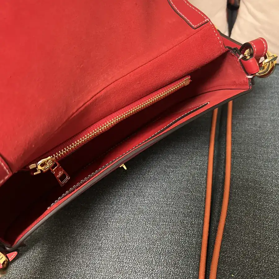 GARAVANI OHVAL Small Calfskin Tote with Rotating VLOGO Signature Closure