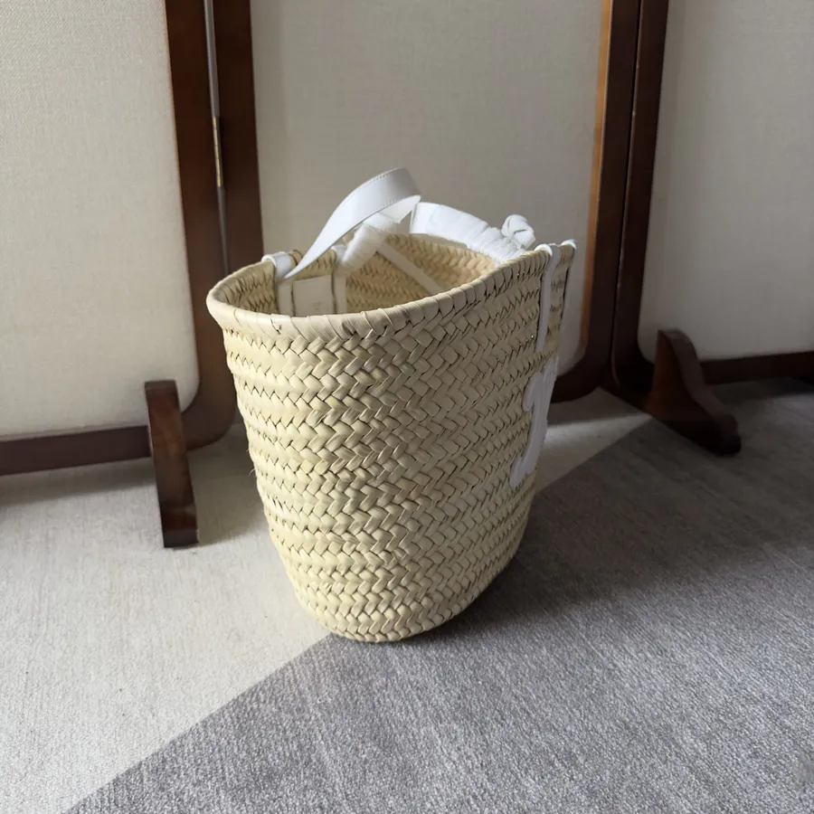 TEEN TRIOMPHE CLASSIC Straw Basket Bag
