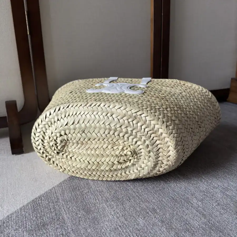 TEEN TRIOMPHE CLASSIC Straw Basket Bag