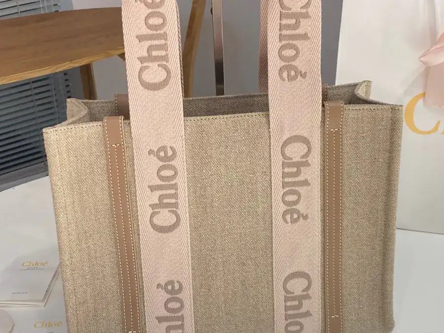 Chloe Woody Family Tote Rosy Pink