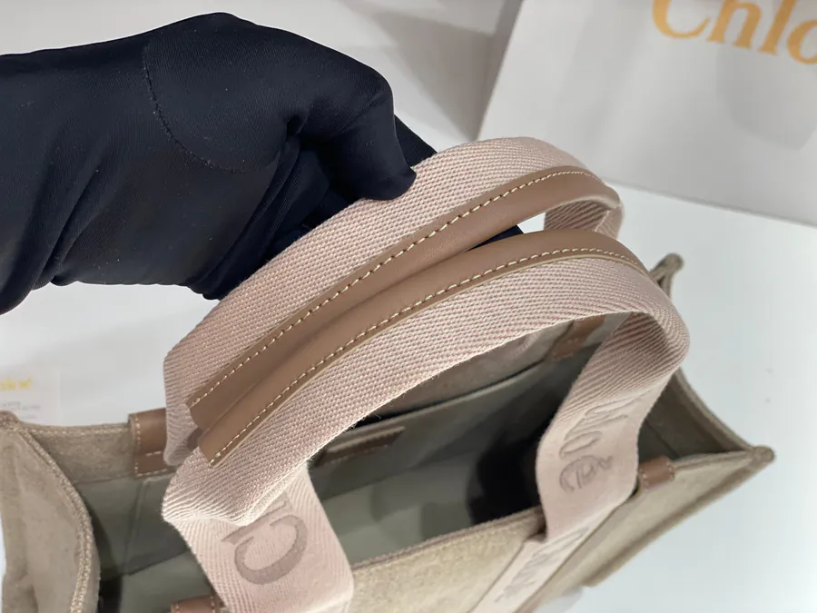 Chloe Woody Family Tote Rosy Pink