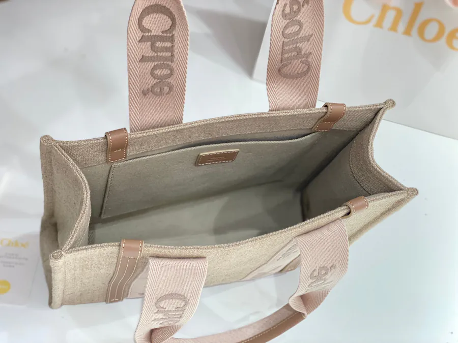 Chloe Woody Family Tote Rosy Pink