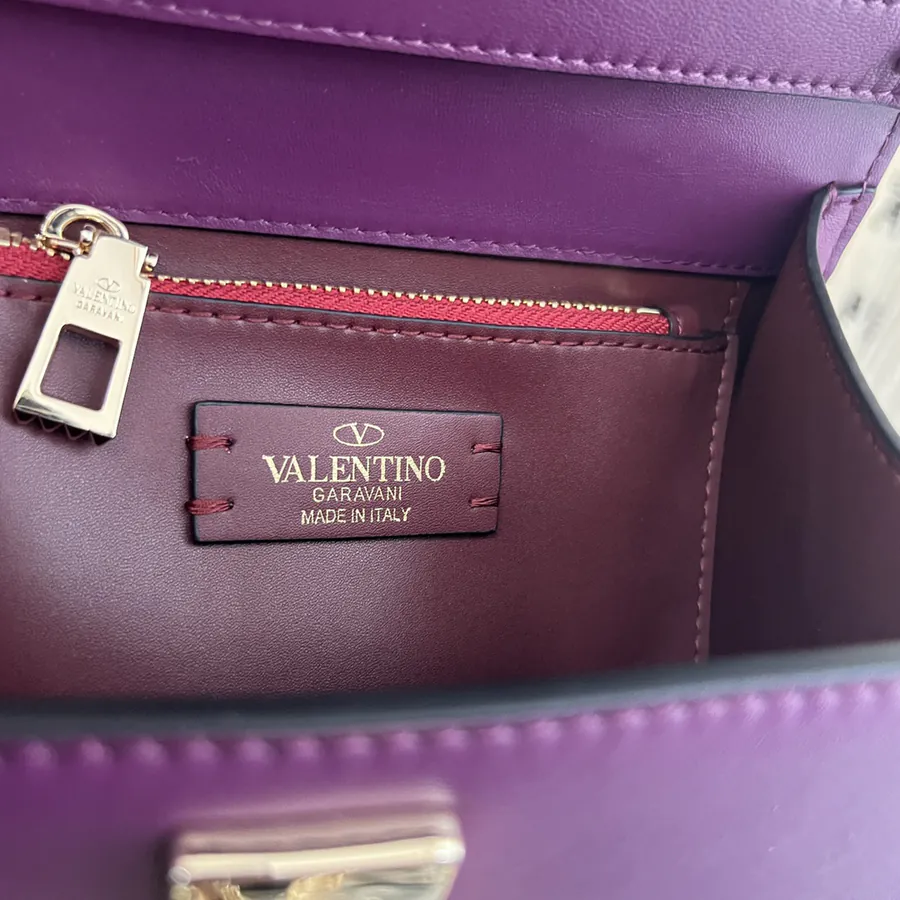 VSLING Small Handbag with Crystal Accents and Adjustable Strap