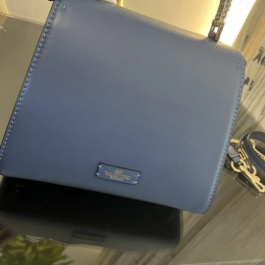 VSLING Mini Calfskin Handbag with Adjustable Strap