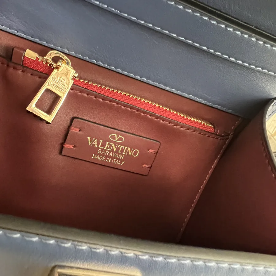 VSLING Mini Calfskin Handbag with Adjustable Strap