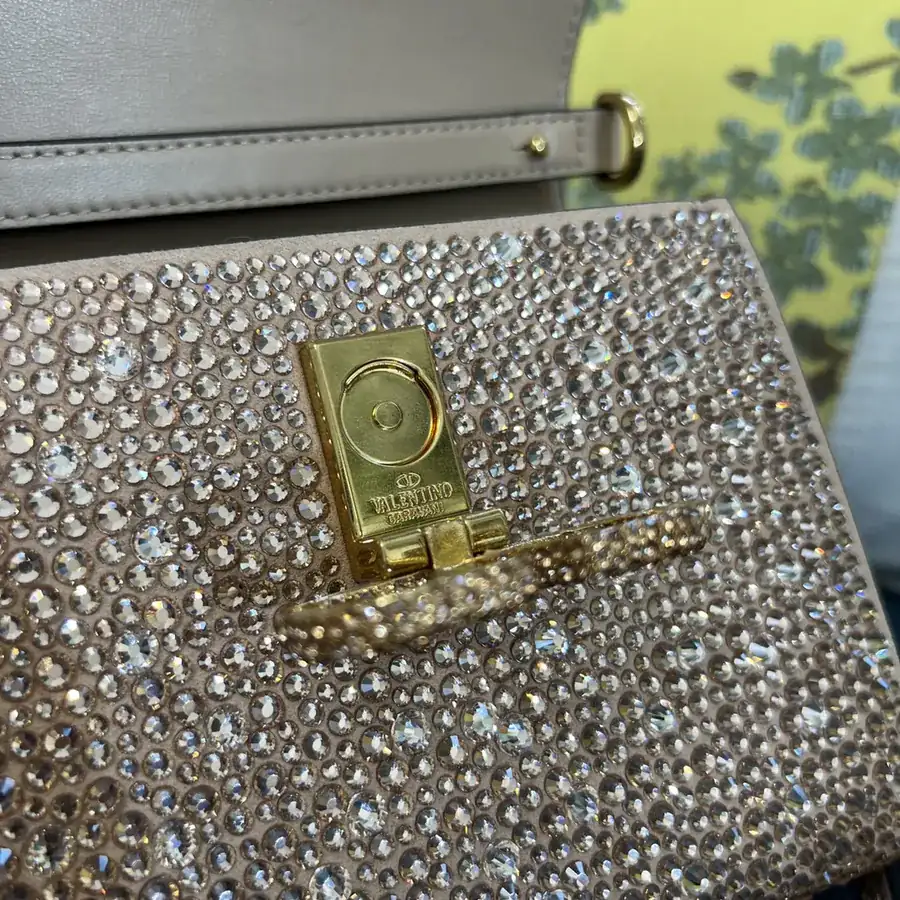 VSLING Mini Alligator Skin Clutch with Adjustable Strap