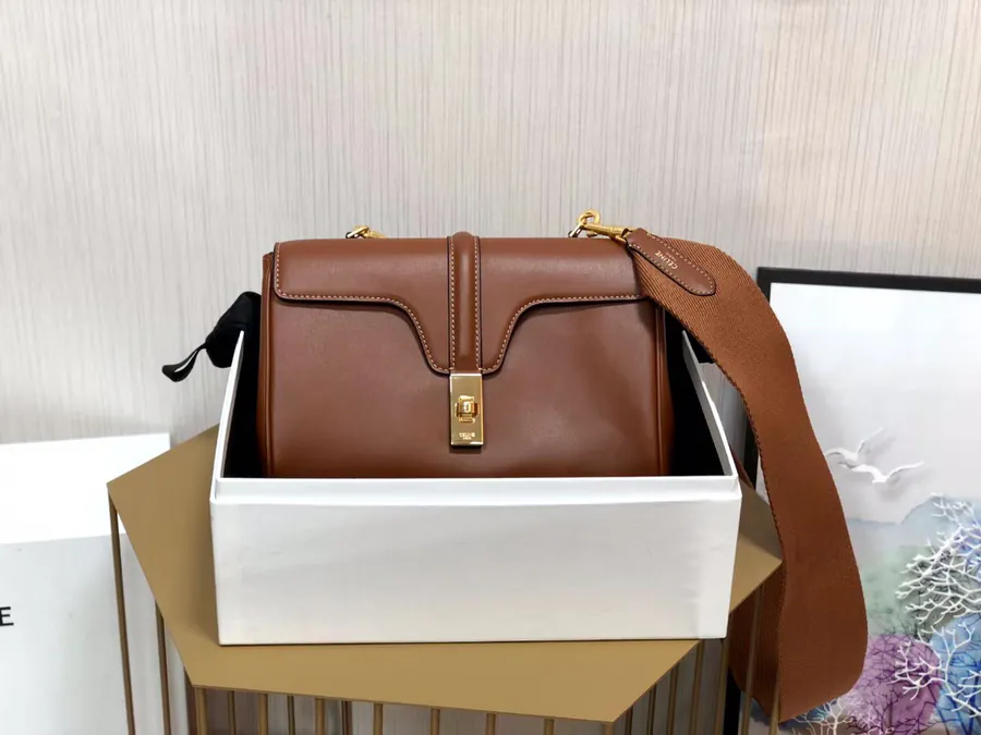 Celine Teen Soft Small Leather Crossbody Bag