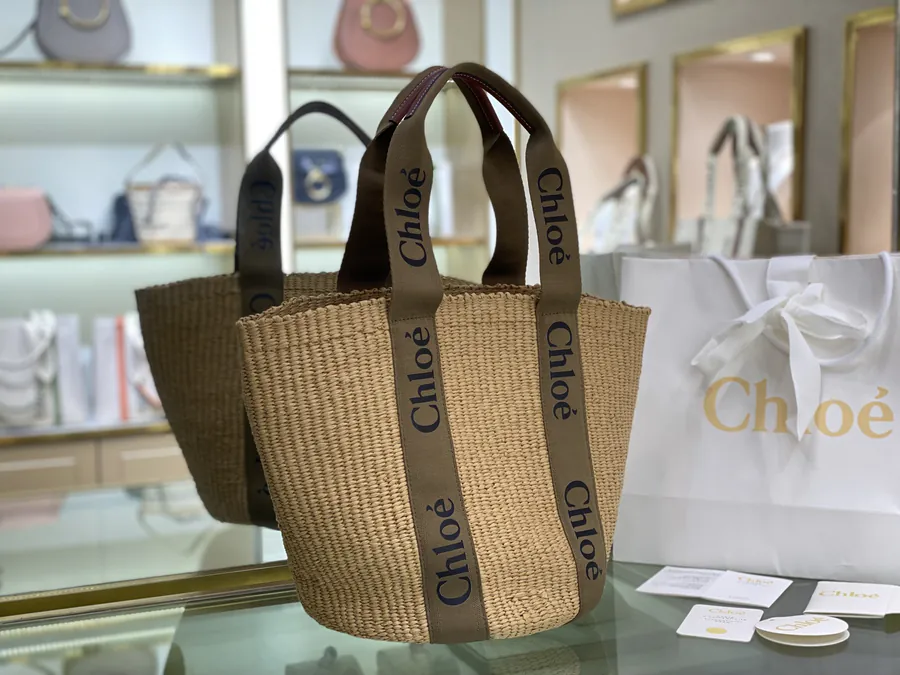 Chloe Large Woody Basket Bag