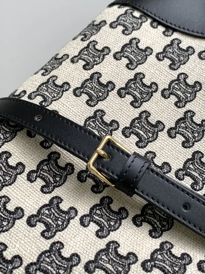 CELIN*22s CABAS刺绣 Mini Tote Handbag