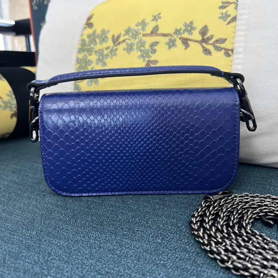 V Garavani Mini Loc Handbag in Snake Print