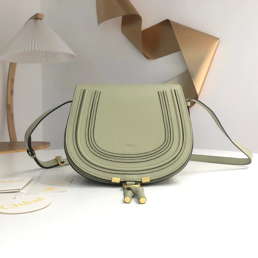 Chloé Large Bucket Bag with Natural Grained Calfskin