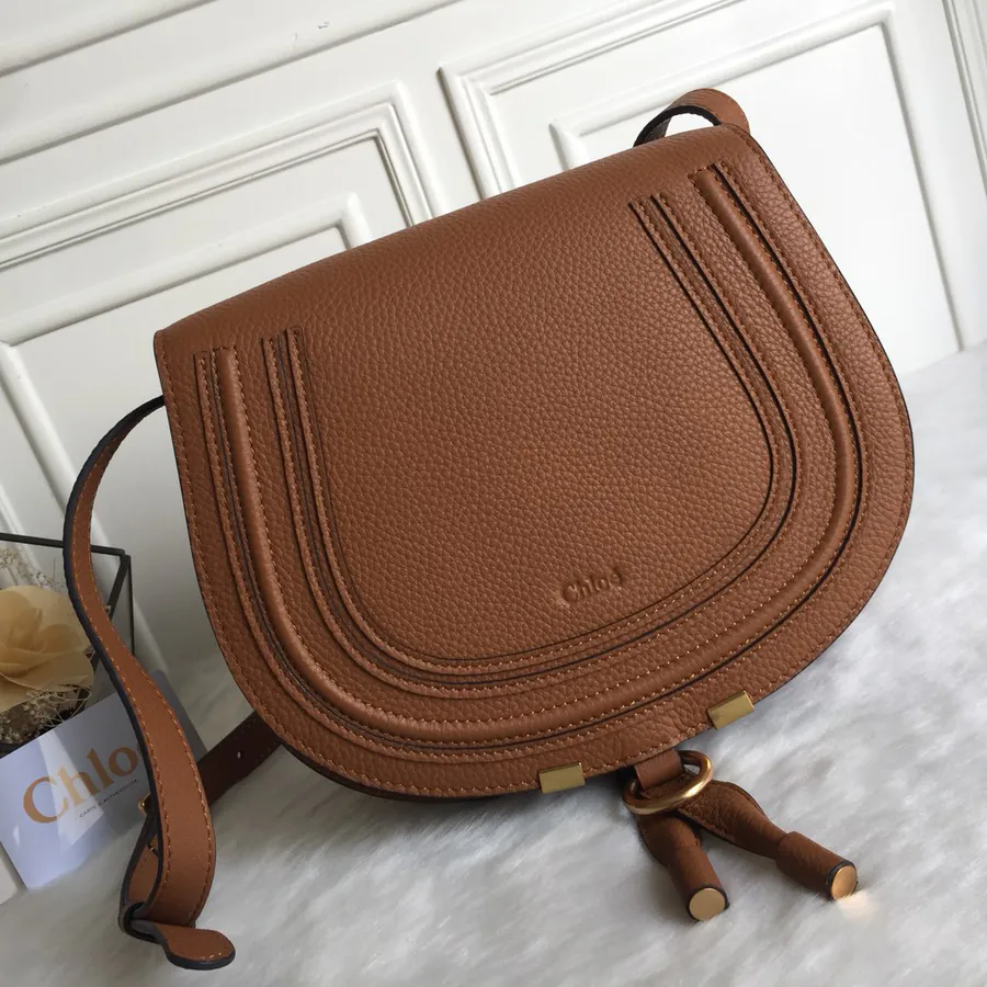 Chloé Windchime Bucket Bag in Grained Calfskin