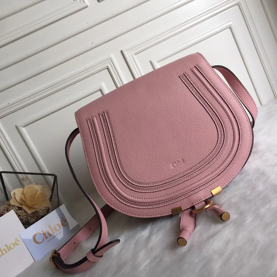 Chloé Windchime Bucket Bag in Grained Calfskin