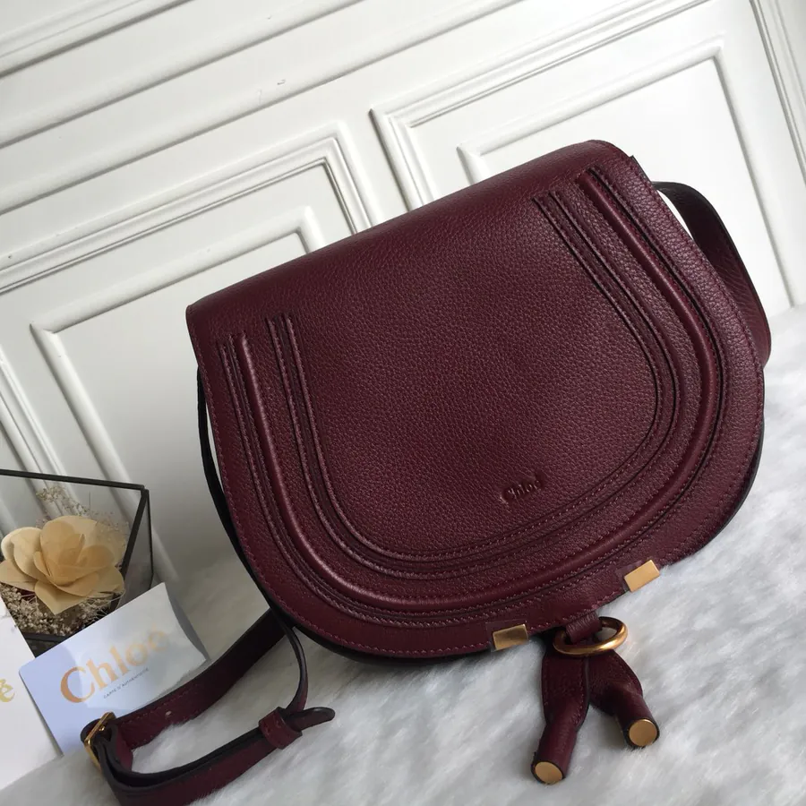 Chloé Windchime Bucket Bag in Grained Calfskin