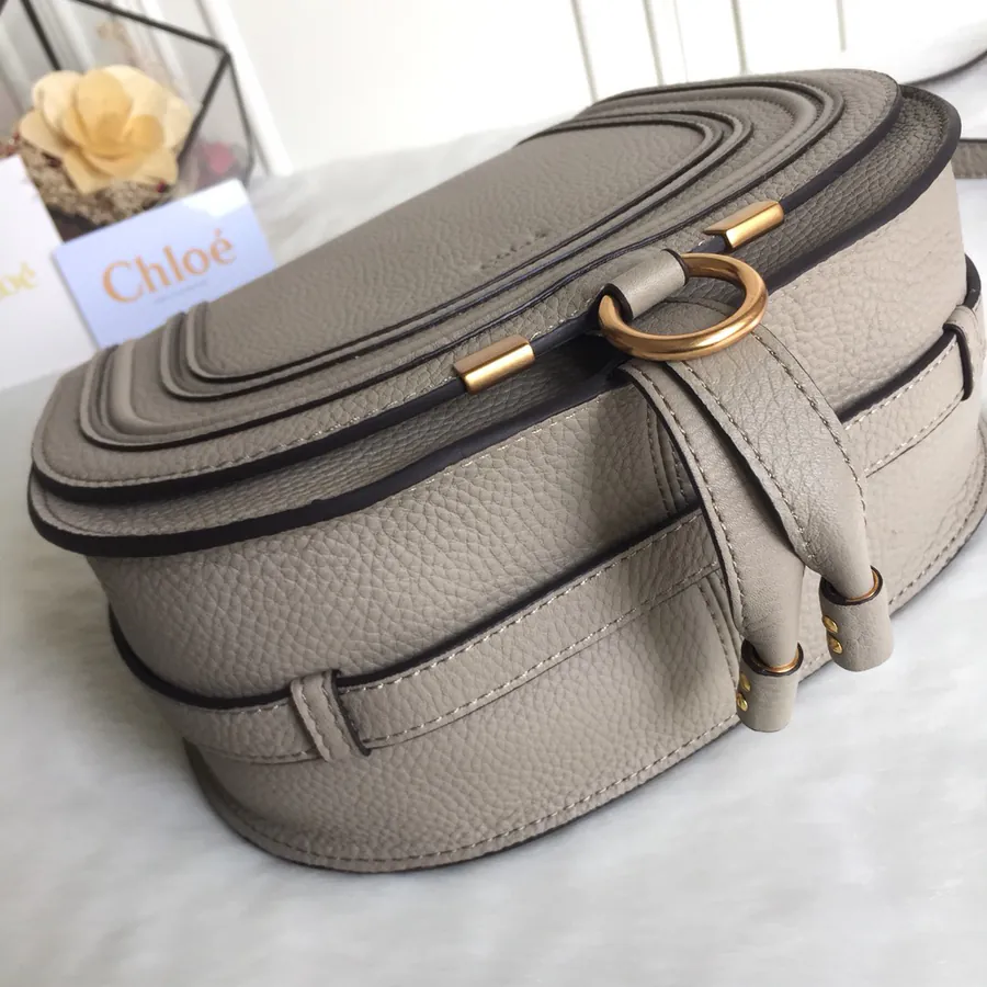 Chloé Windchill Bucket Bag in Grained Calfskin