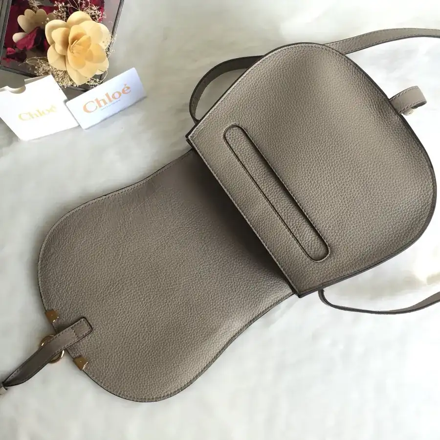 Chloé Windchill Bucket Bag in Grained Calfskin