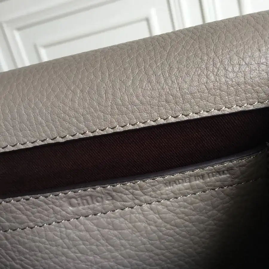 Chloé Windchill Bucket Bag in Grained Calfskin