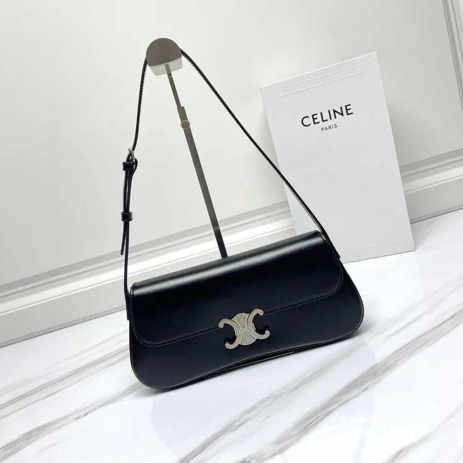 Lola Medium Glossy Leather Handbag