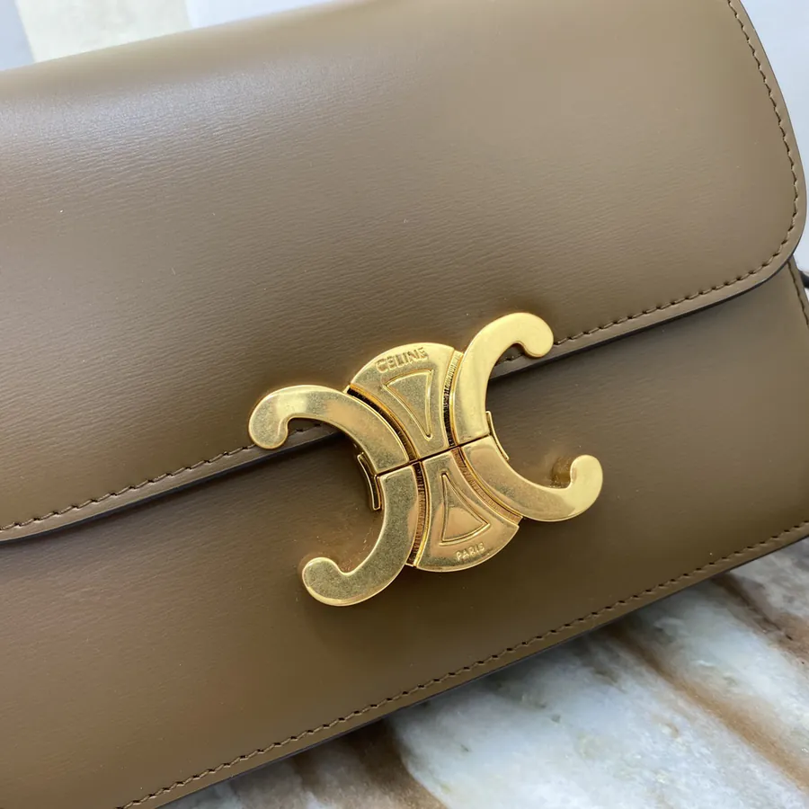 TRIOMPHE Small Calfskin Handbag
