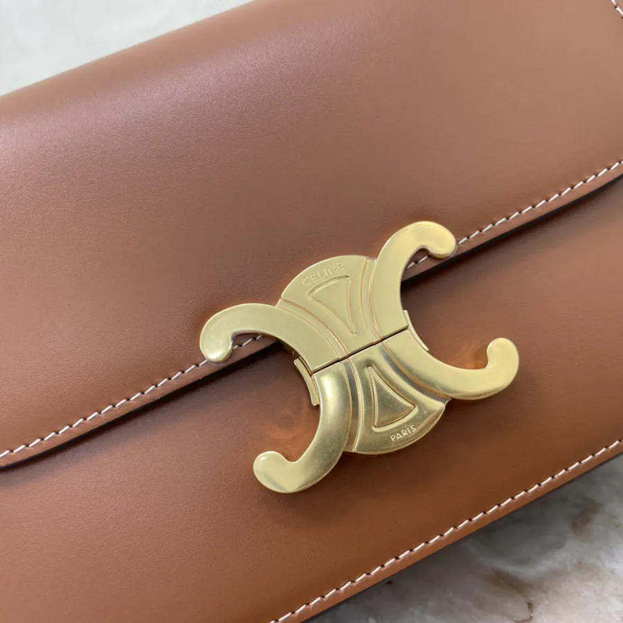 TRIOMPHE Small Calfskin Handbag