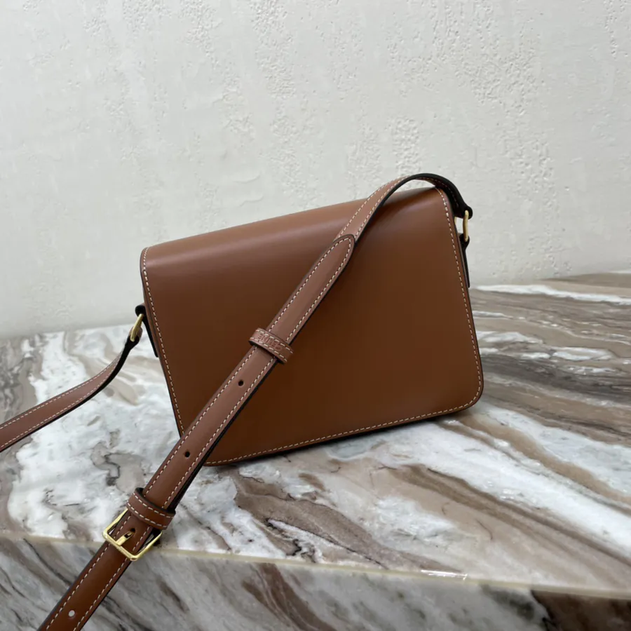 TRIOMPHE Small Calfskin Handbag