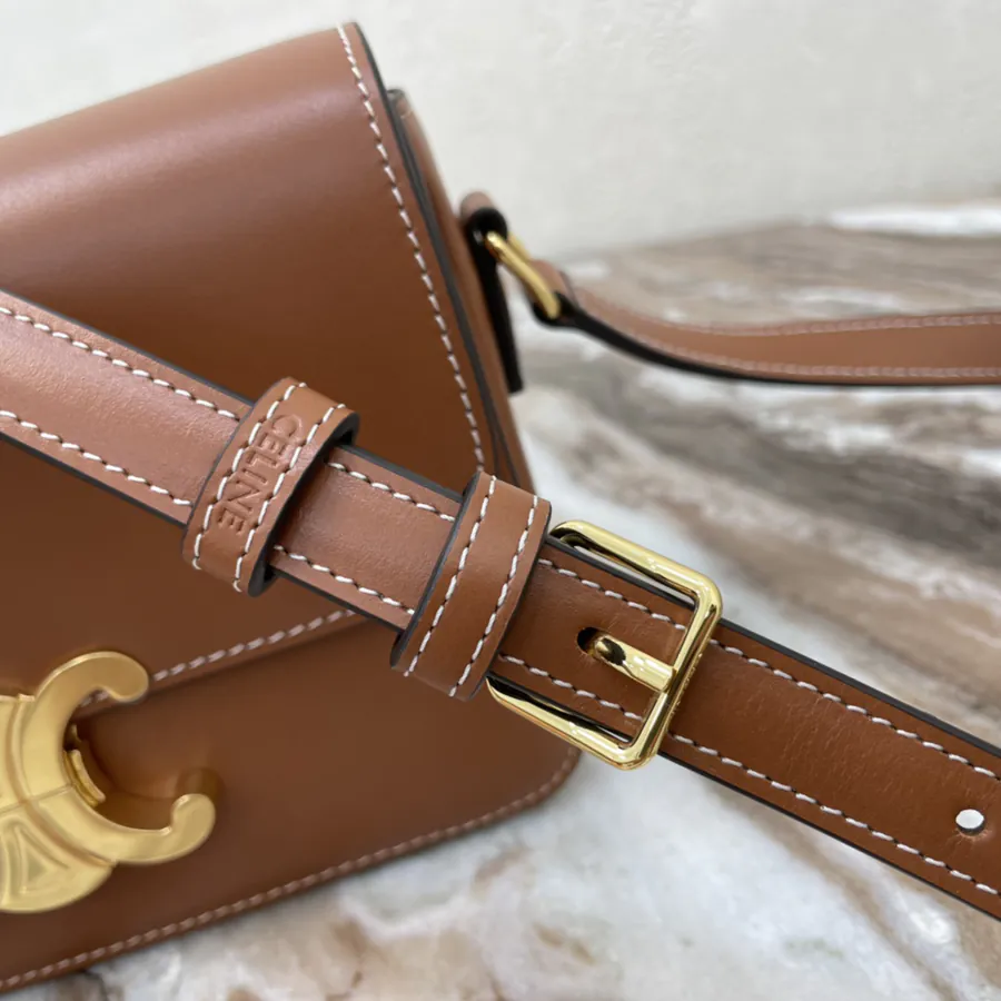 TRIOMPHE Small Calfskin Handbag