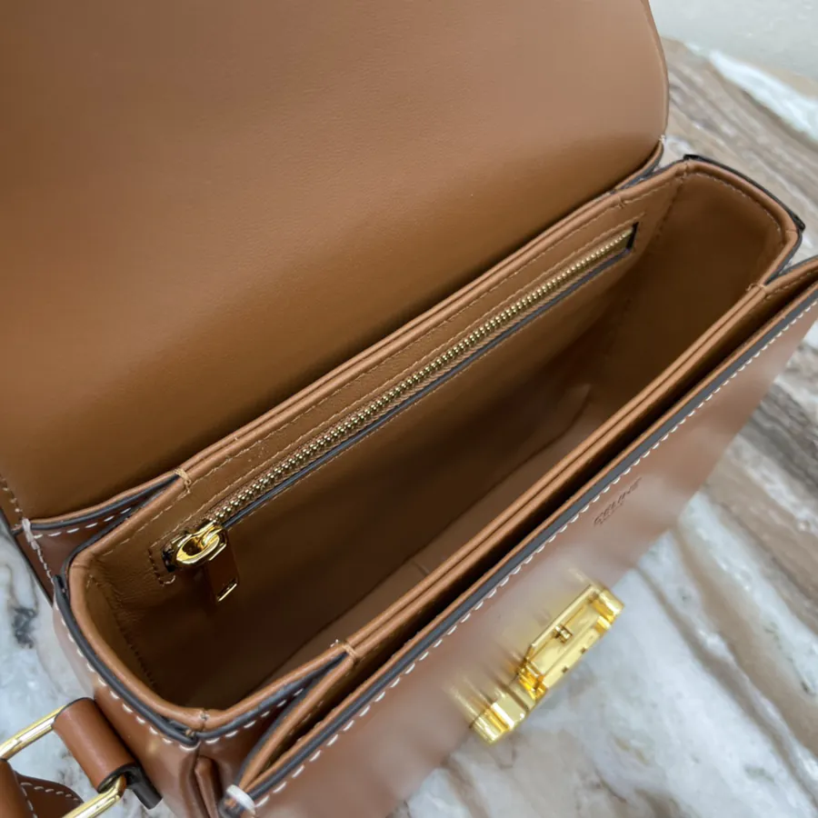 TRIOMPHE Small Calfskin Handbag