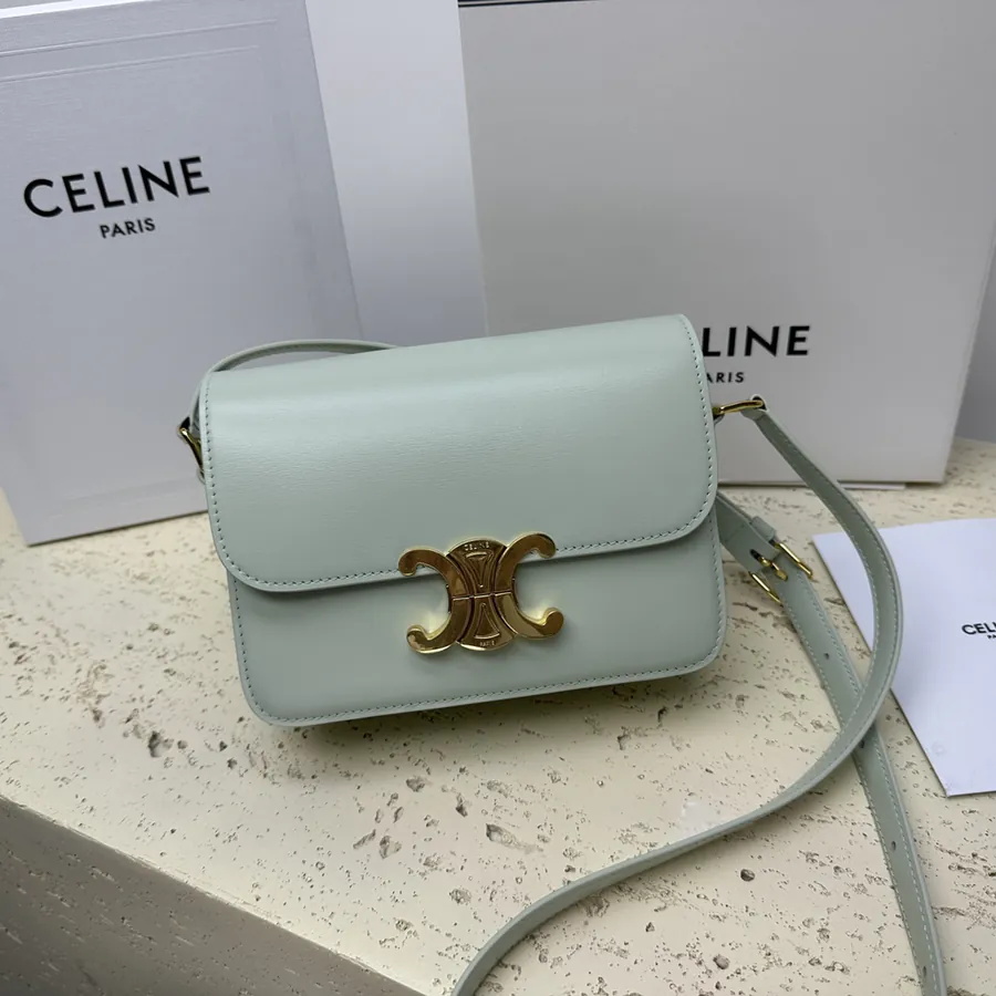 TRIOMPHE Small Calfskin Handbag