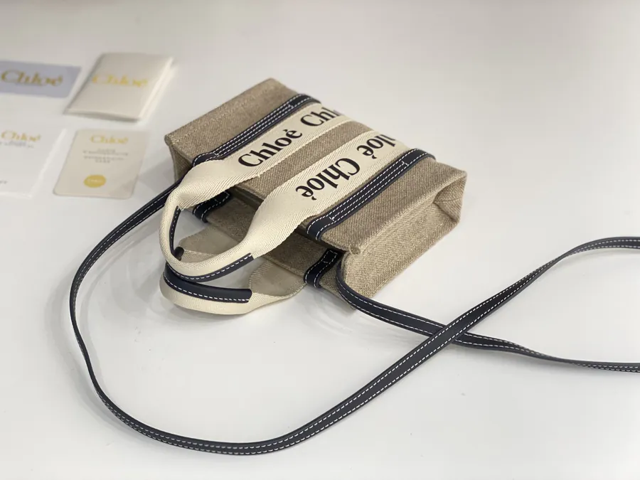 Chloe Woody Mini Tote Bag