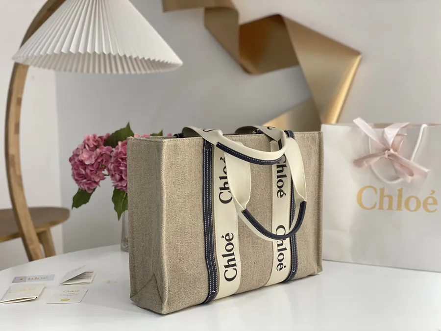 Chloe Woody Large Tote Bag