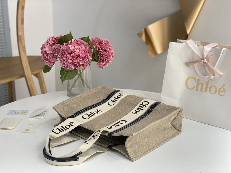 Chloe Woody Large Tote Bag