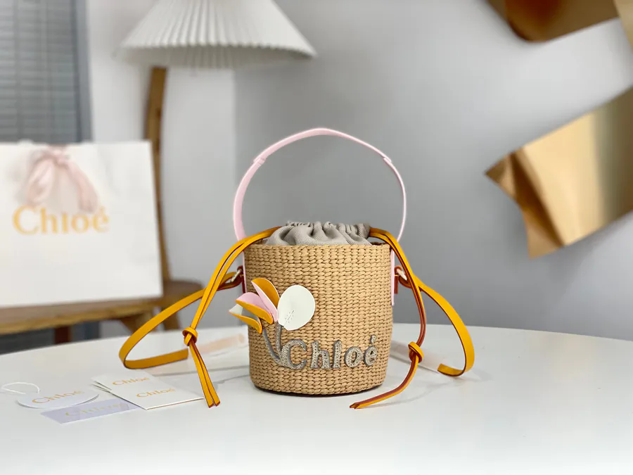 Chloé 2024 Summer Straw Bag Floral Fragrance