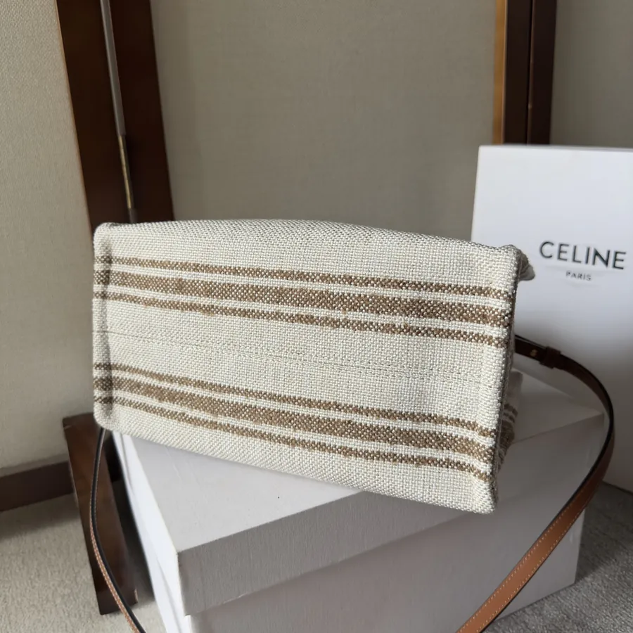 CE New Fabric Tote Tech Logo Print, Sophisticated and Chic