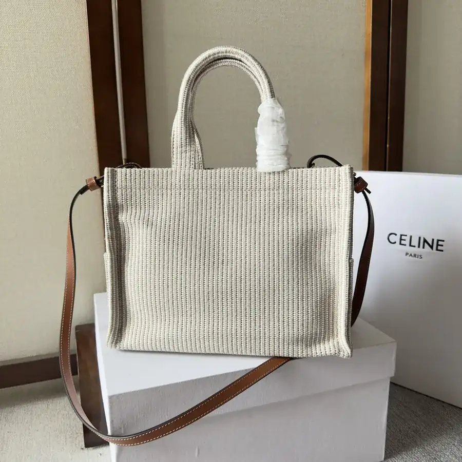 CE New Fabric Tote Tech Style Logo Print