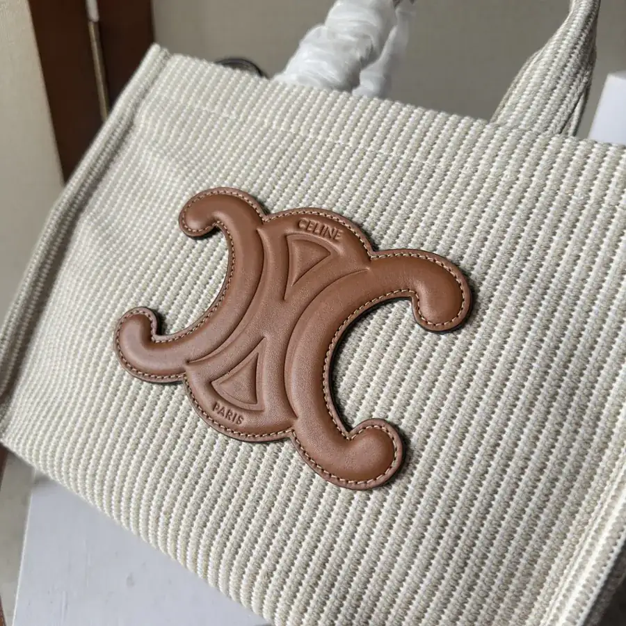 CE New Fabric Tote Tech Style Logo Print