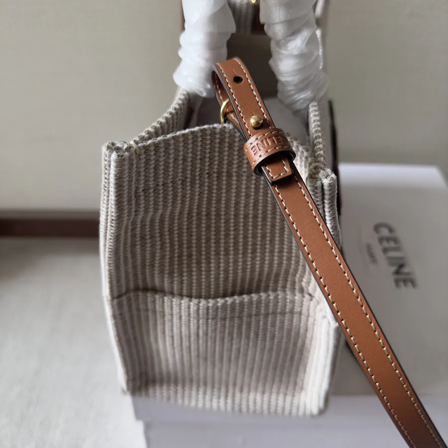 CE New Fabric Tote Tech Style Logo Print