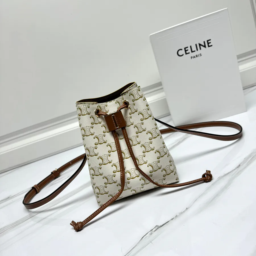 CE New Burnt Bag Mini Size, Classic Monogram, Leather Trim and Fabric Lining