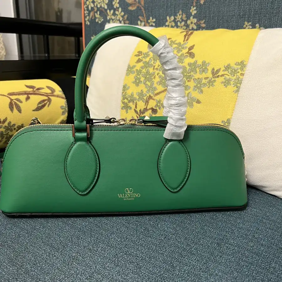 GARAVANI ROCKSTUD EW Small Calfskin Handbag with Studs and Chain Design
