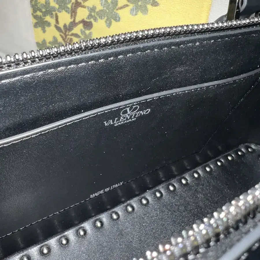 GARAVANI ROCKSTUD EW Bucket Bag in Grained Calfskin