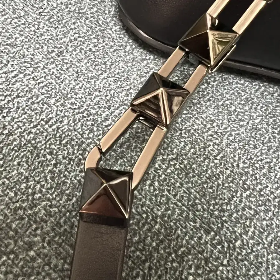 GARAVANI ROCKSTUD EW Bucket Bag in Grained Calfskin
