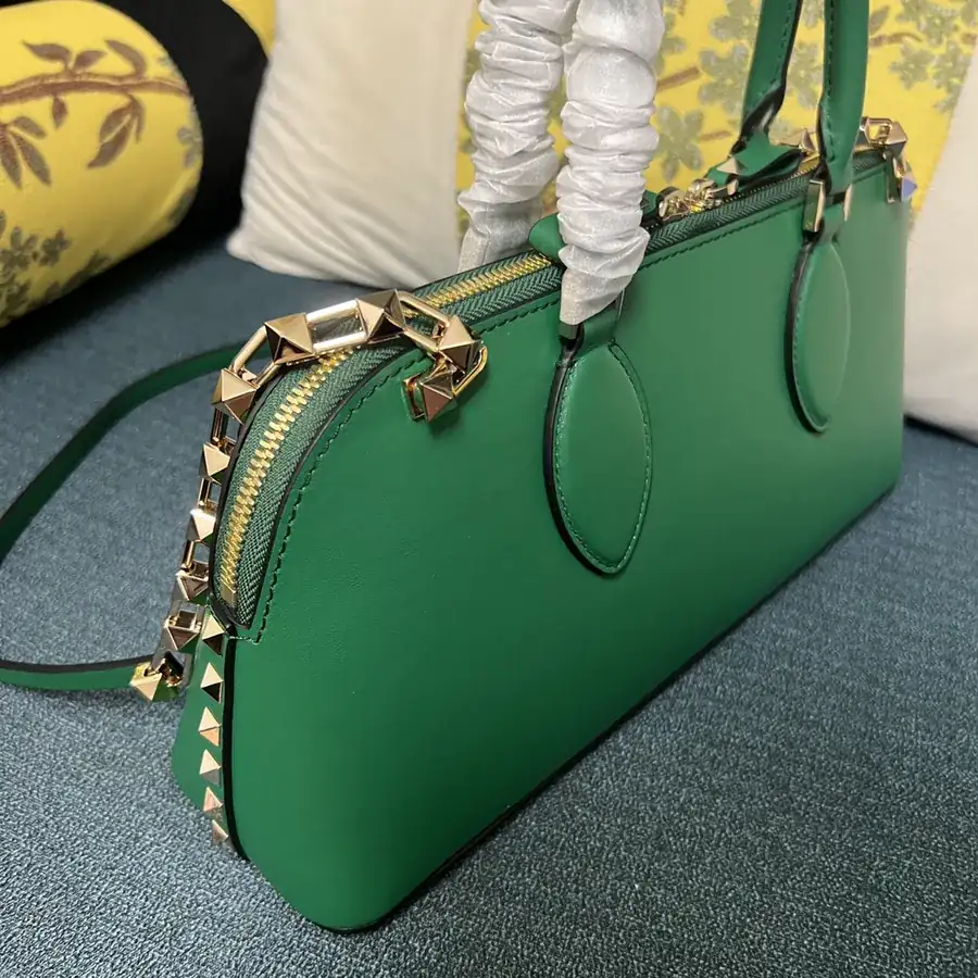 GARAVANI ROCKSTUD EW Bucket Bag in Grained Calfskin