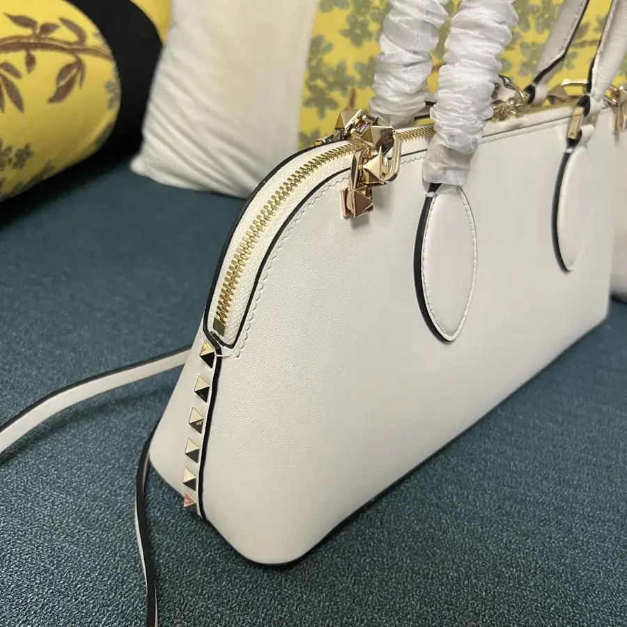 GARAVANI ROCKSTUD EW Bucket Bag in Grained Calfskin