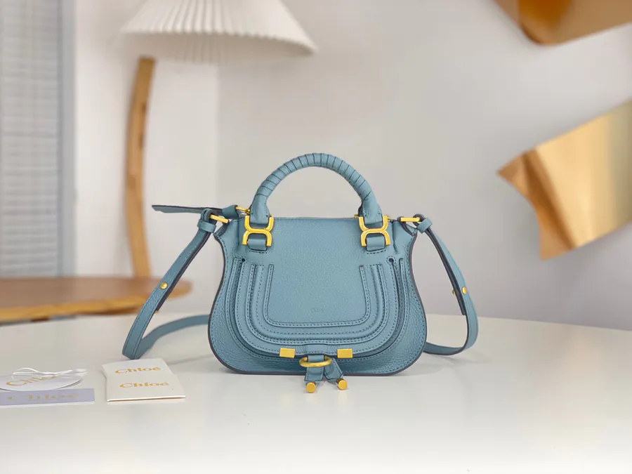 Chloe x Marcie Mini Fog Blue Tote