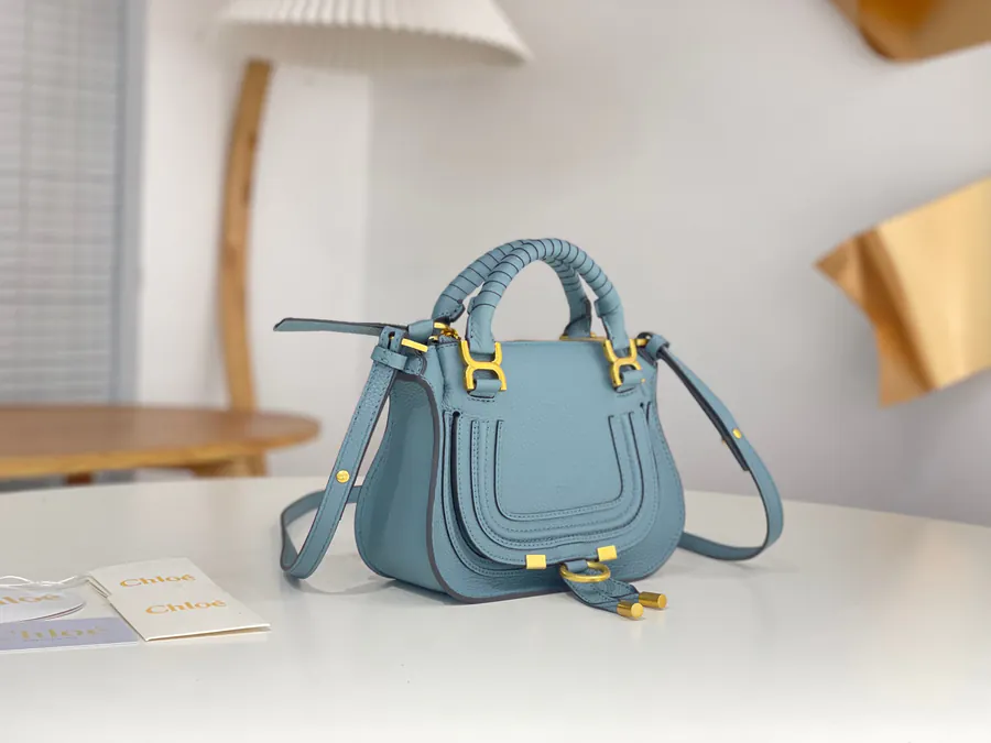 Chloe x Marcie Mini Fog Blue Tote