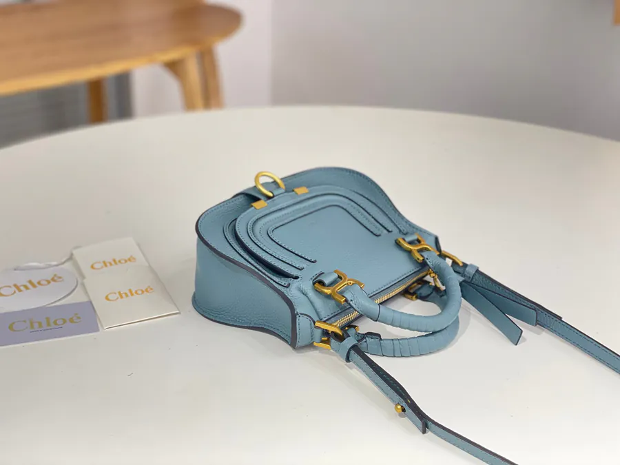 Chloe x Marcie Mini Fog Blue Tote