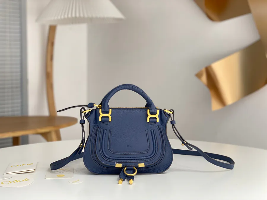 Chloe x Marcie Small Blue Bag