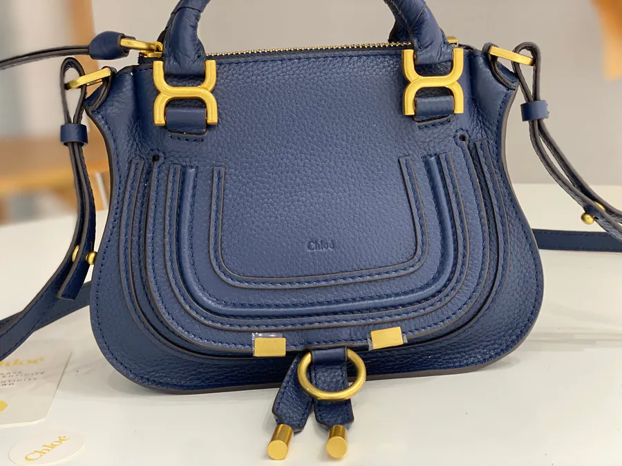 Chloe x Marcie Small Blue Bag