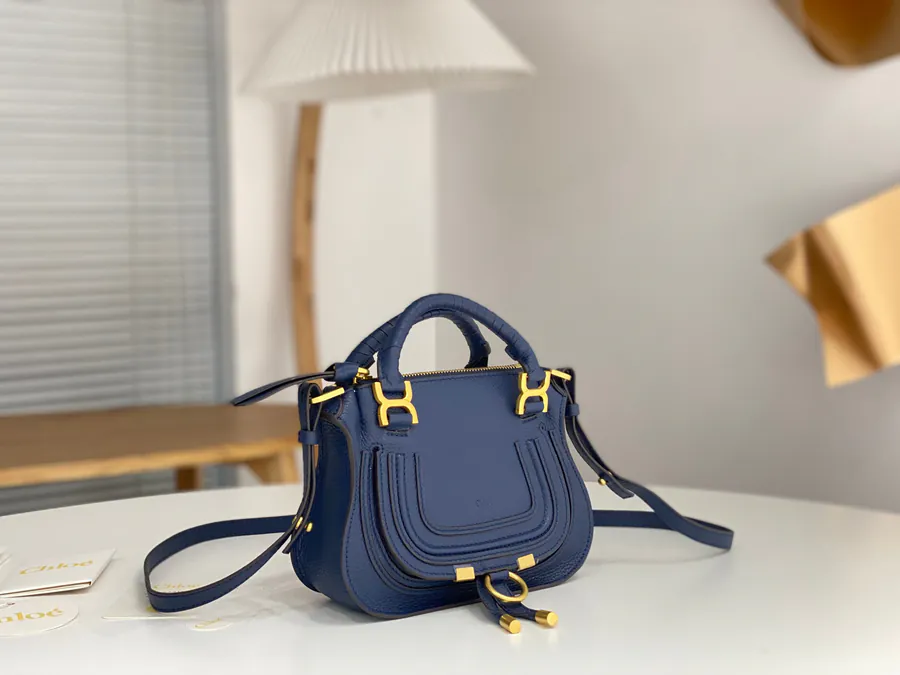 Chloe x Marcie Small Blue Bag