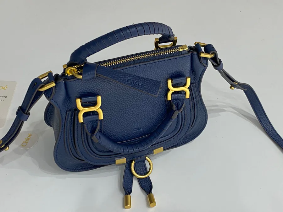 Chloe x Marcie Small Blue Bag