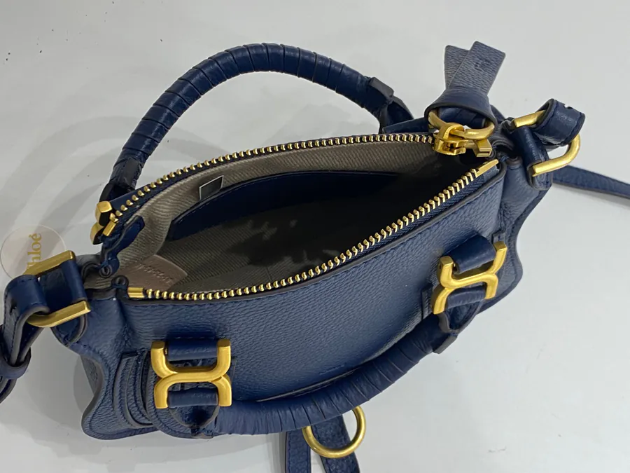 Chloe x Marcie Small Blue Bag